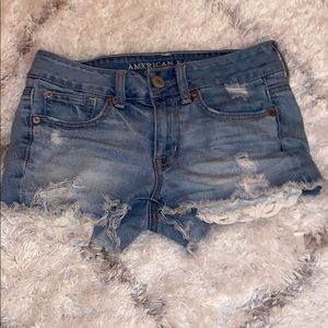 american eagle jean shorts